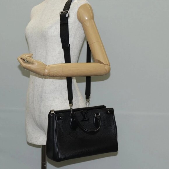 LOUIS VUITTON Epi Grunel Tote PM Tote Bag Black M57680 LV Auth ki5827M - Picture 3 of 16